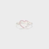 925 Sterling Silver Inlaid Zircon Ring 