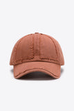 Distressed Adjustable Baseball Cap 