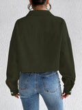 Honey Snap Down Long Sleeve Jacket 