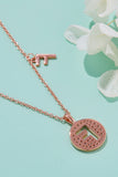 Moissanite A to J Pendant Necklace 