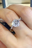 3 Carat Moissanite 925 Sterling Silver Ring 