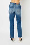 Judy Blue Full Size Queen Of Hearts Coin Pocket BF Jeans 