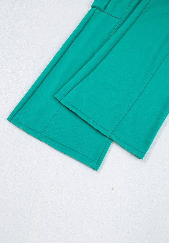 Full Size Round Neck Long Sleeve Top and Drawstring Pants Set 