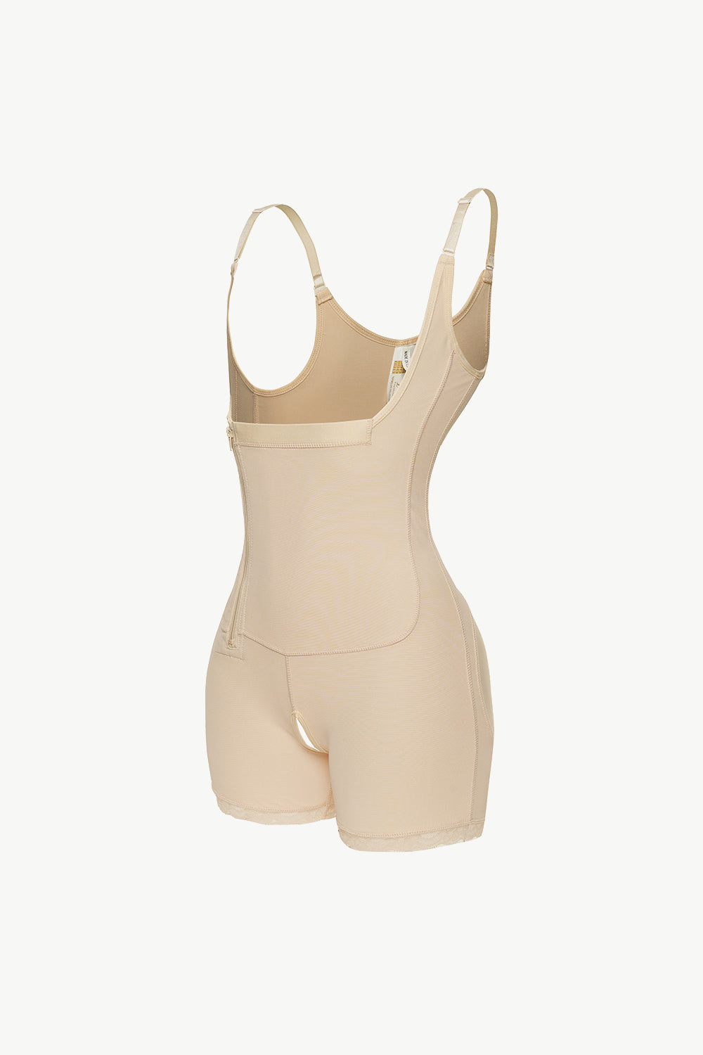 Full Size Side Zipper Under-Bust Shaping Bodysuit 