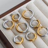 18K Gold-Plated Huggie Earrings 