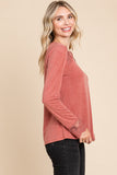 Super Lady Full Size Lace Detail Round Neck T-Shirt 