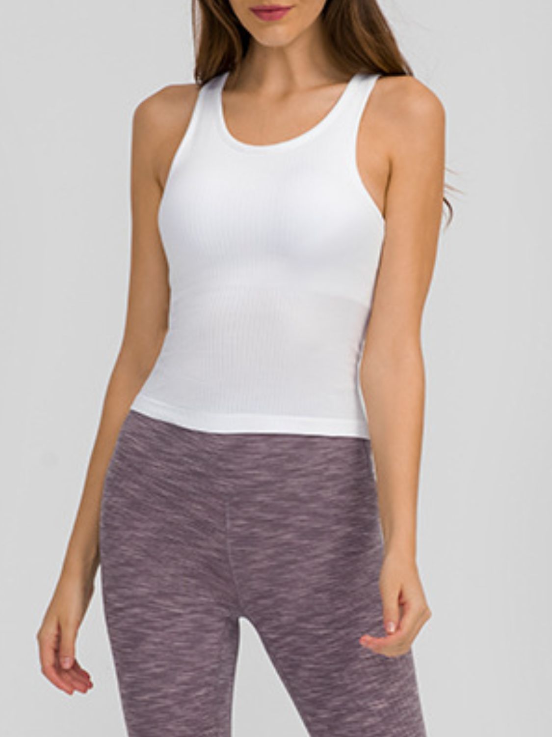 Millennia Round Neck Racerback Active Tank 