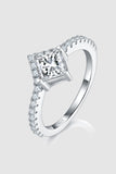 1 Carat Moissanite 925 Sterling Silver Double Layered Ring Accessories