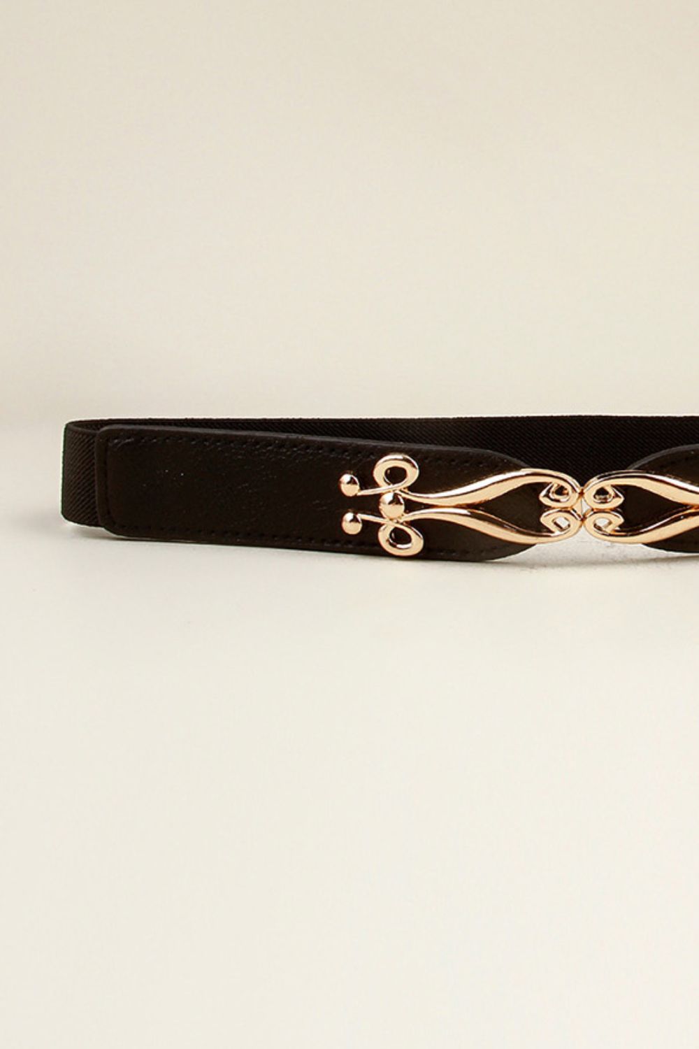 Alloy Buckle Elastic Belt 
