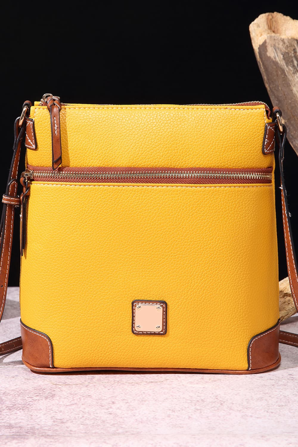 PU Leather Crossbody Bag 