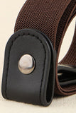 PU Elastic Snap Closure Belt 