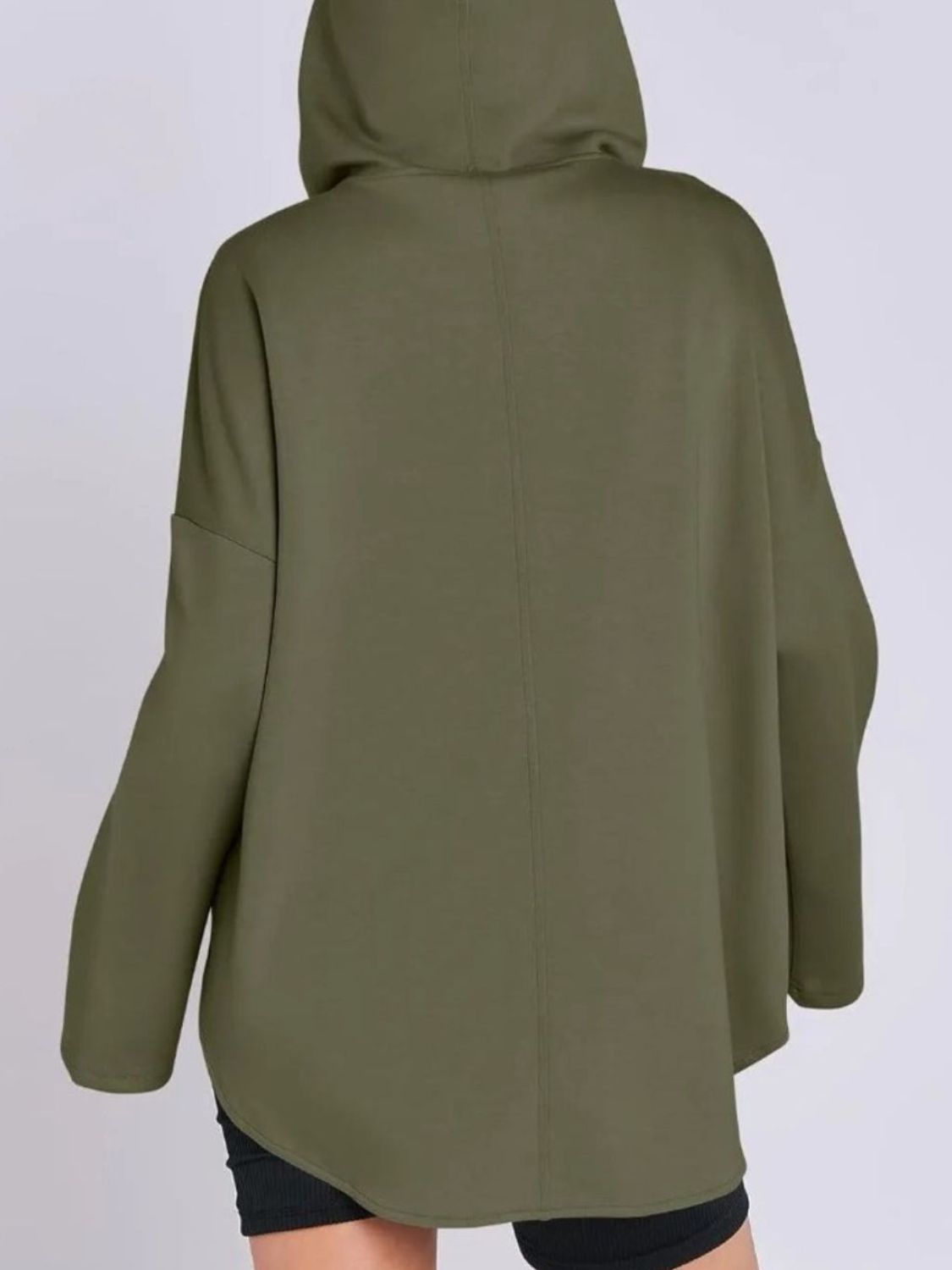 Quarter Zip Long Sleeve Hoodie 