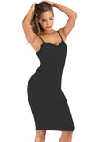 Lace Detail V-Neck Spaghetti Strap Lounge Dress 