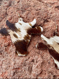 PU Leather Bull Head Earrings 