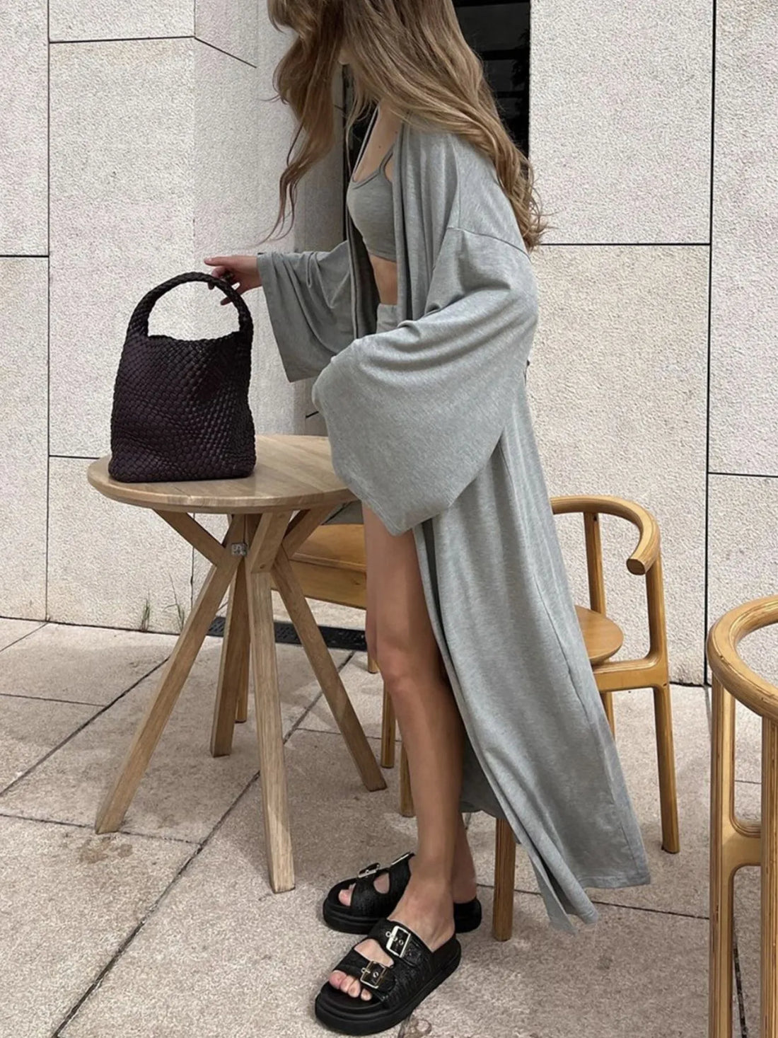 Cami Shorts and Open Front Cardigan Three Piece Set Two Piece Dresses