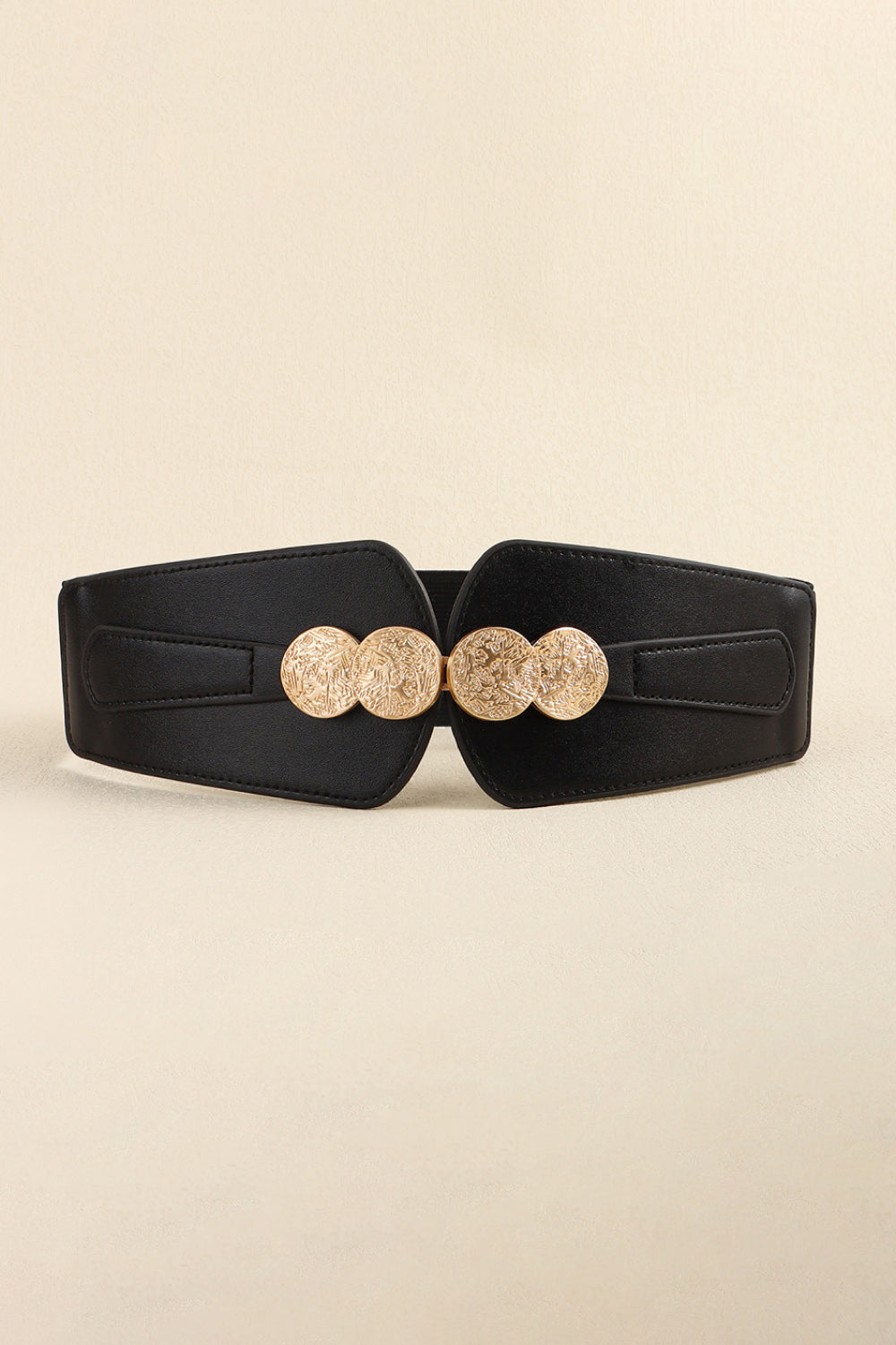 Alloy Buckle Elastic Belt 