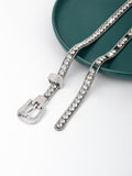 Rhinestone Metal Belt 