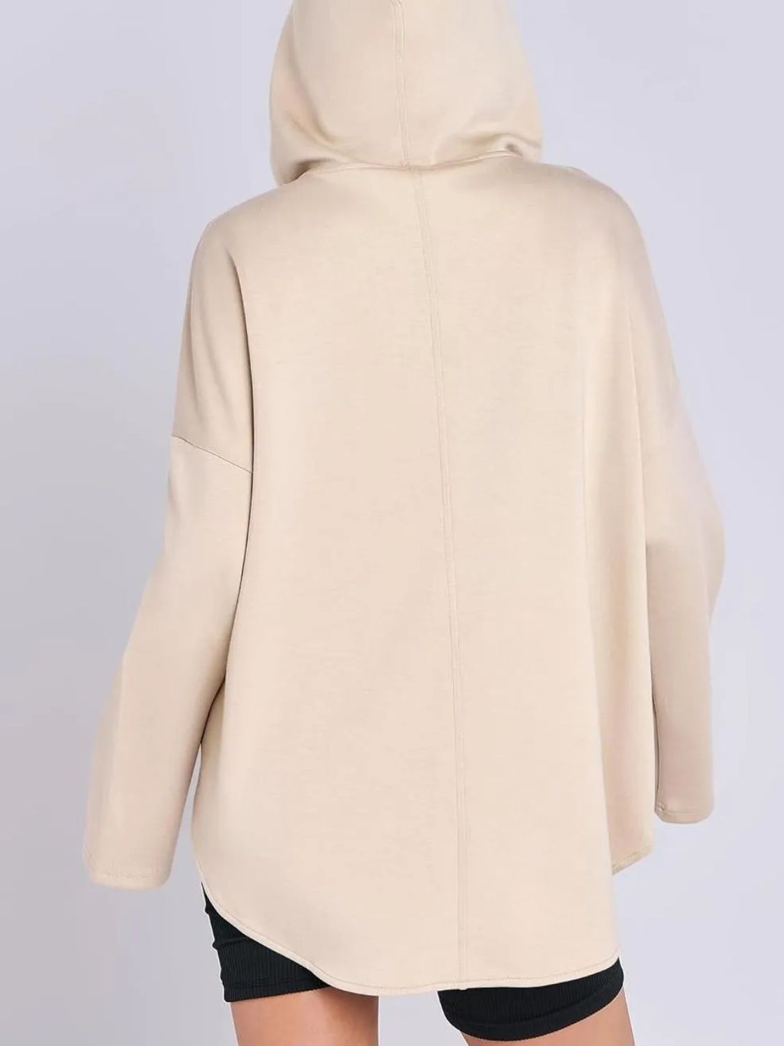 Quarter Zip Long Sleeve Hoodie 