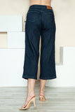 Judy Blue Full Size Side Seam Braid Detail Crop Wide Leg Jeans 
