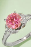 1 Carat Moissanite 4-Prong 925 Sterling Silver Ring 