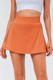 High Waist Pleated Active Skirt 