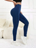 Ruched High Waist Active Leggings 