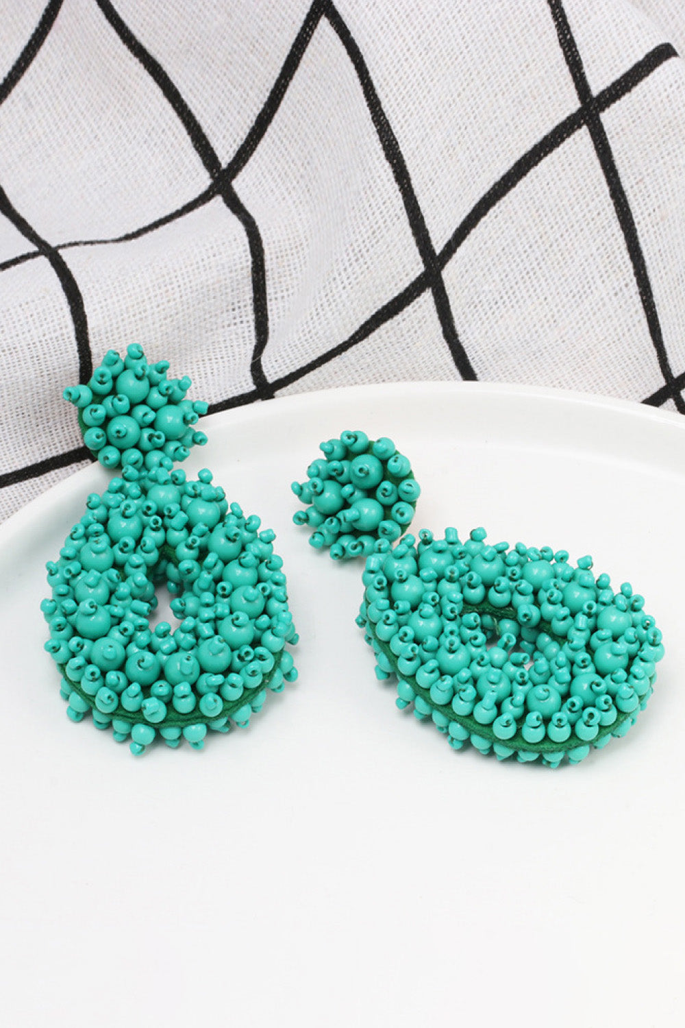 Beaded Dangle Earrings 