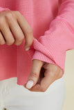 Double Take Full Size High-Low Dropped Shoulder Long Sleeve Hoodie 