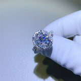 5 Carat Moissanite 925 Sterling Silver Ring 