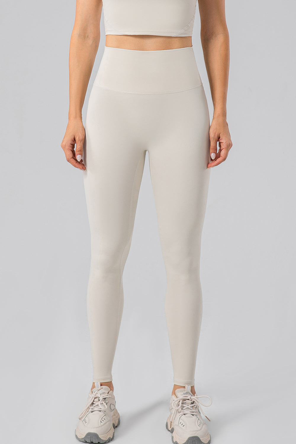High Waist Wide Waistband Active Leggings 