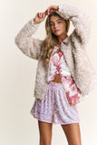 J.NNA Mixed Fabric Chic Jacket 