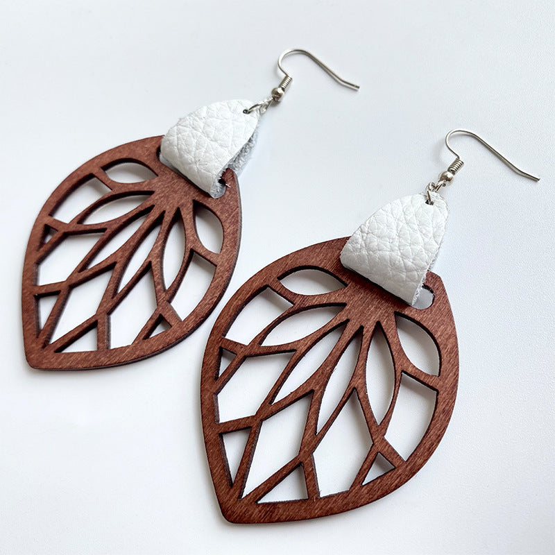 Leaf Drop Earrings 