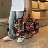 Canvas Printed Travel Bag 