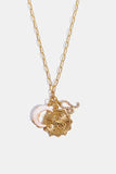 Constellation and Moon Pendant Copper Necklace 