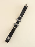 Double Buckle PU Leather Belt 