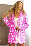 BiBi Star Pattern Sequin Blazer 