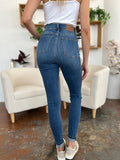 Judy Blue Full Size Cuffed Hem Skinny Jeans 