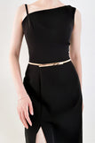 Elastic Iron Skinny Belt 
