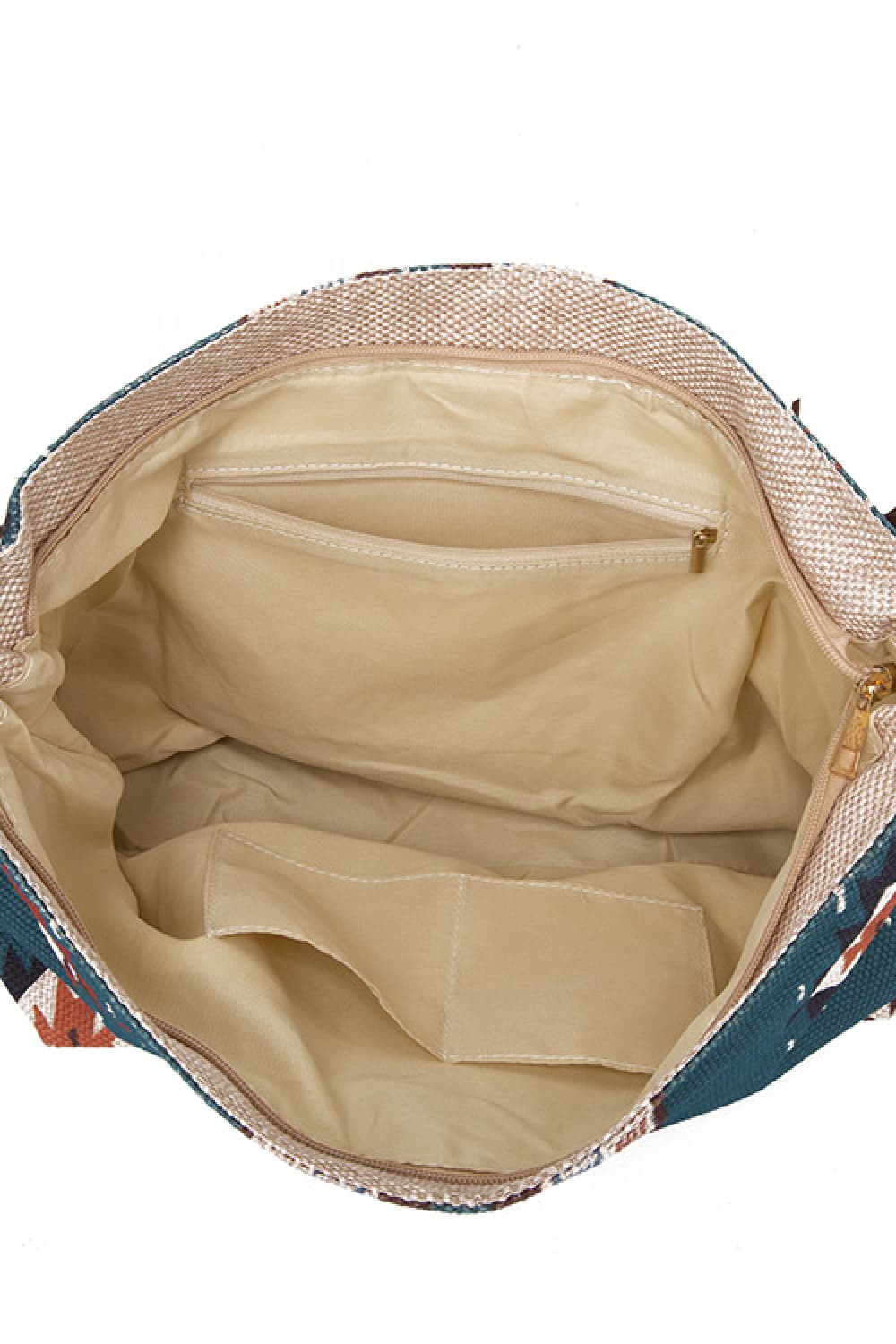 Geometric Canvas Tote Bag 