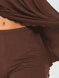 Scoop Neck Top and Shorts Lounge Set Lingerie & Nightwear