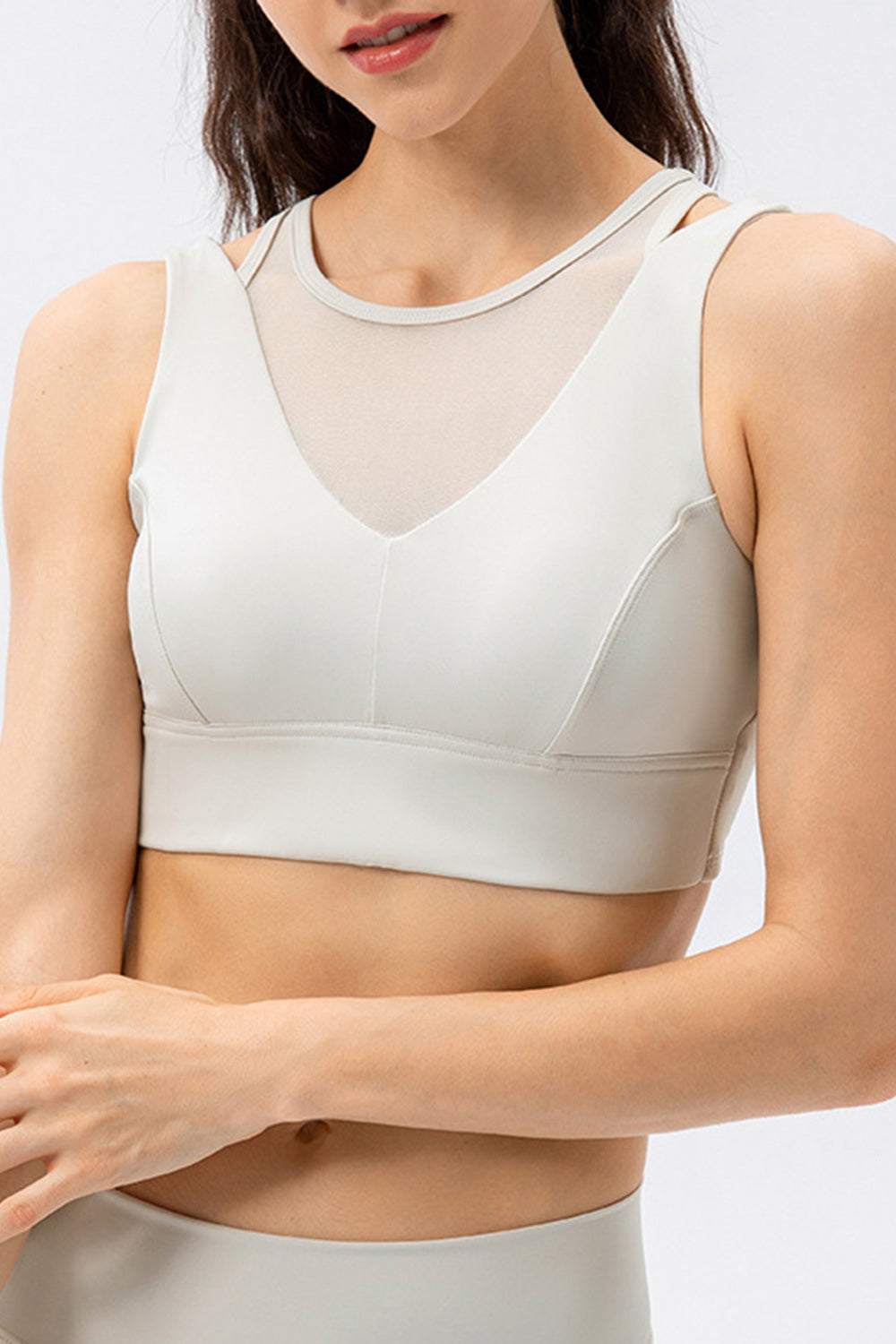 Cutout Wide Strap Active Tank 