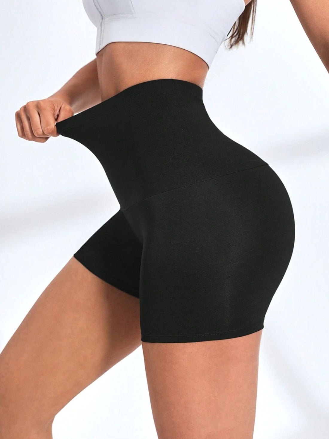 High Waist Active Shorts 