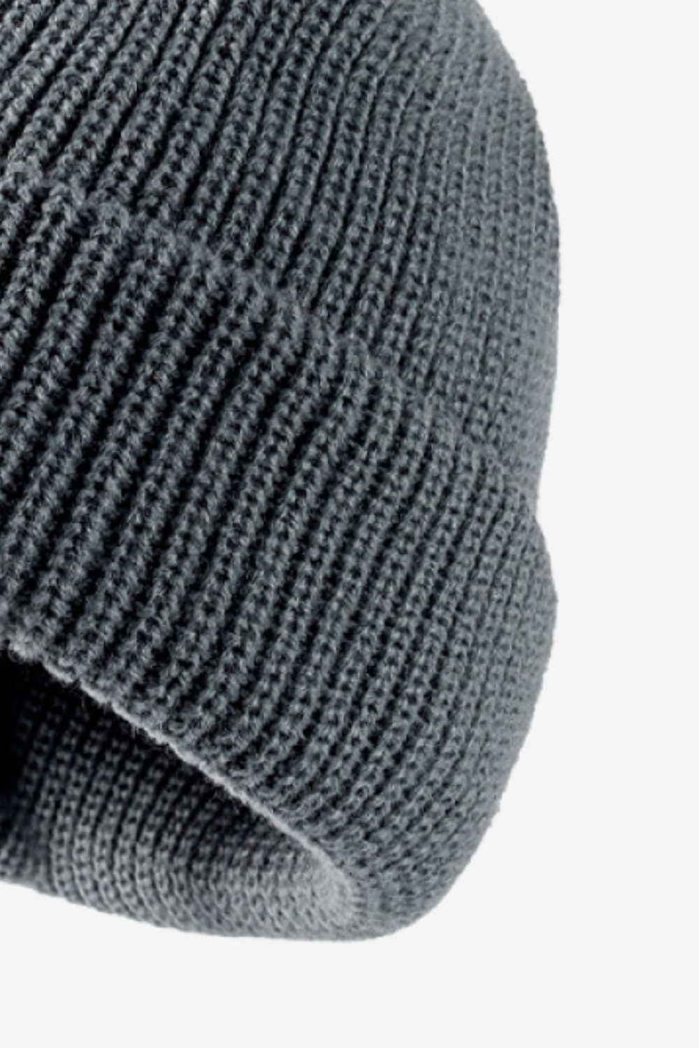 Calling For Winter Rib-Knit Beanie 