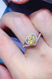 Adored 1 Carat Moissanite 925 Sterling Silver Heart Ring 