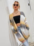 Angel Wings Full Size Pocketed Open Front Gradient Cardigan 