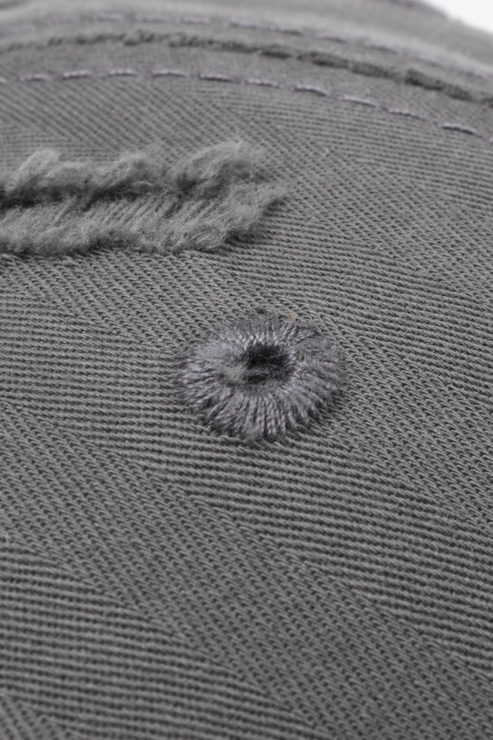 Distressed Adjustable Baseball Cap 