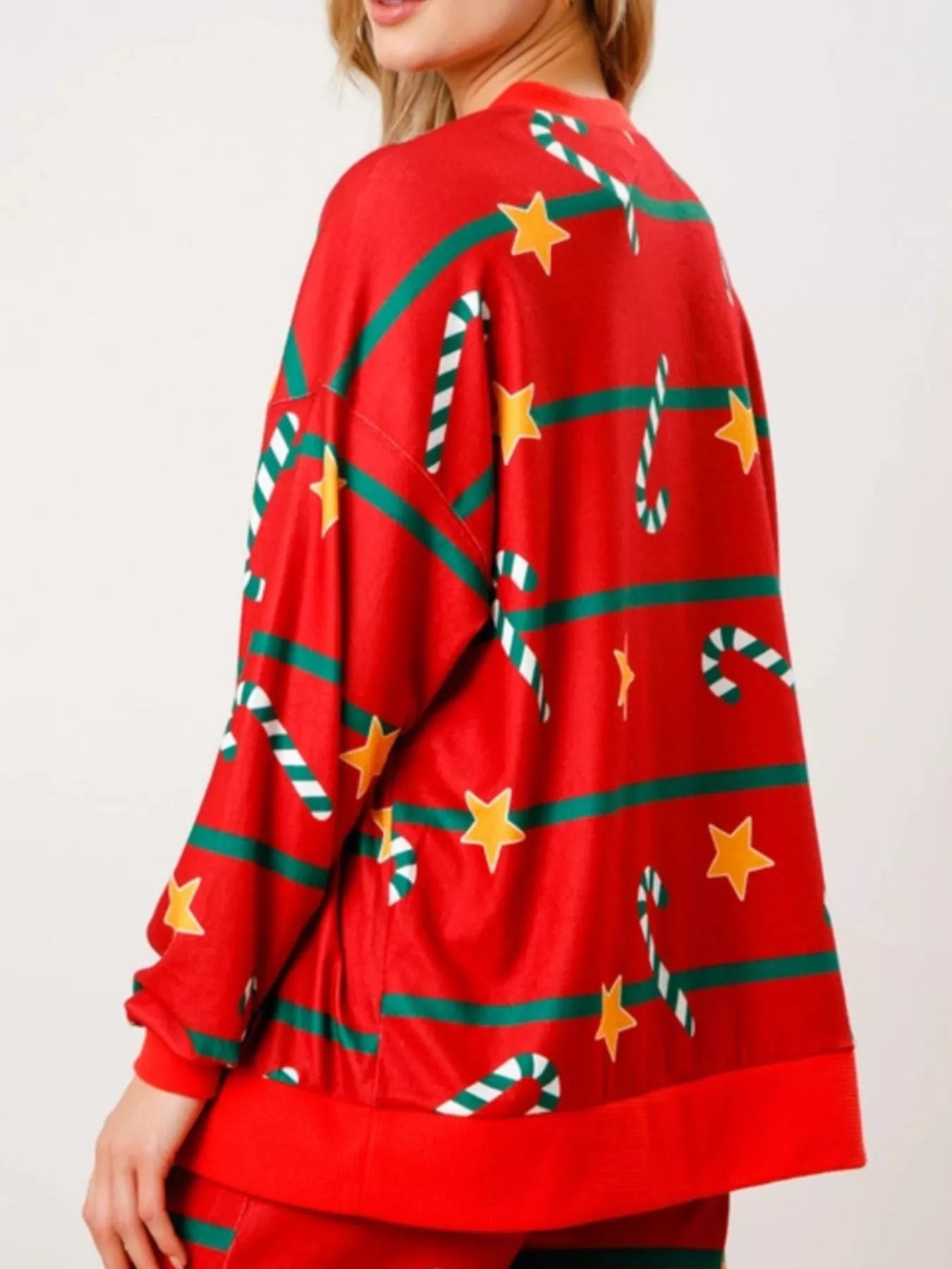 Christmas Long Sleeve Top and Pants Lounge Set Lingerie & Nightwear