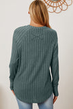 Basic Bae Full Size Ribbed Thumbhole Sleeve T-Shirt 