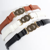Alloy Buckle PU Belt 