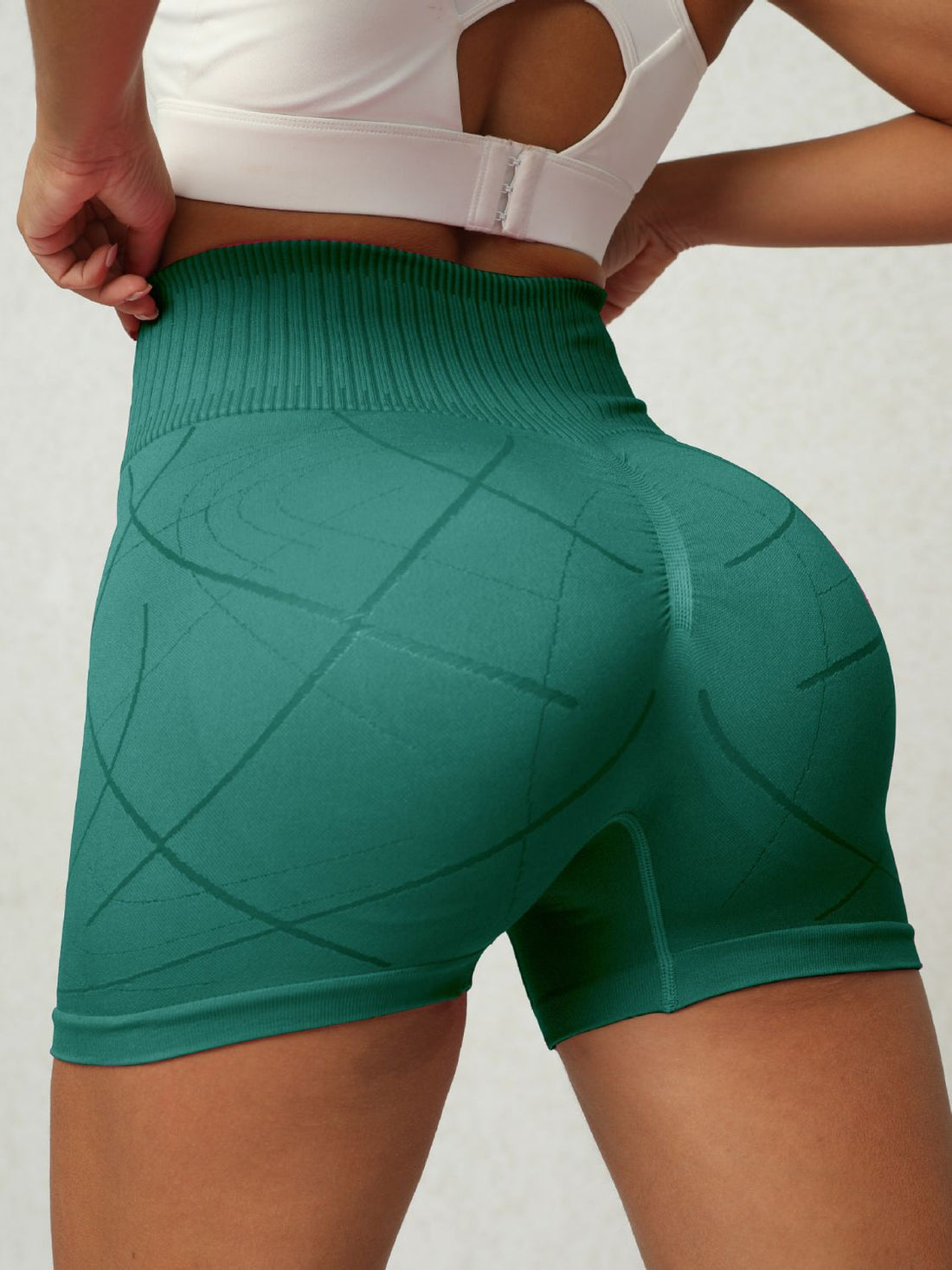 High Waist Active Shorts 
